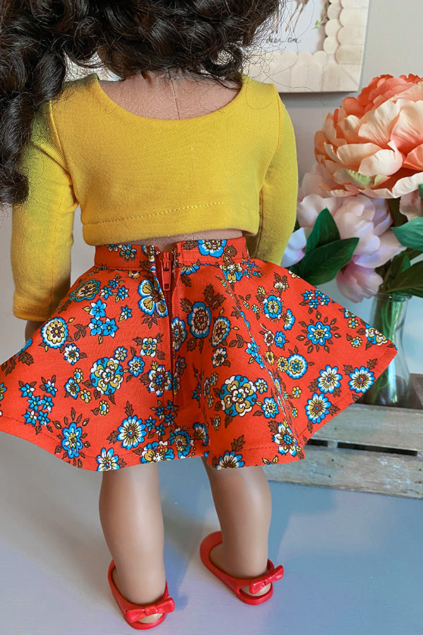 Fern Doll Skirt