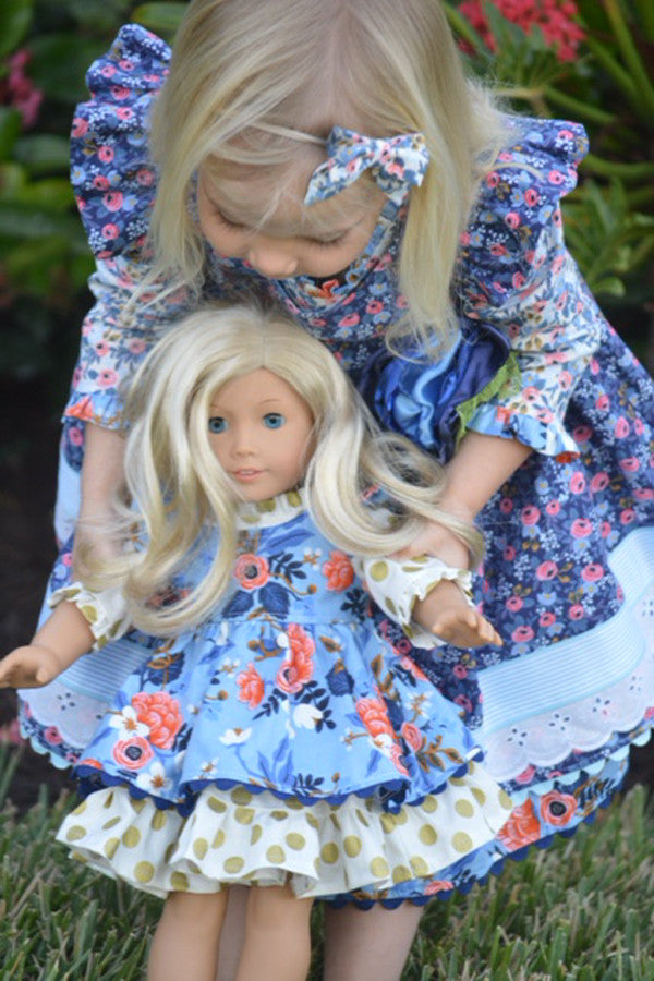 Pearl Doll Pinafore & Dress – Violette Field Threads Pearl Doll Pinafore & Dress – Violette Field Threads
