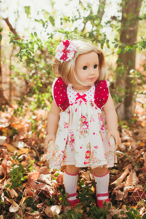 Clara Doll Top, Shorts & Dress