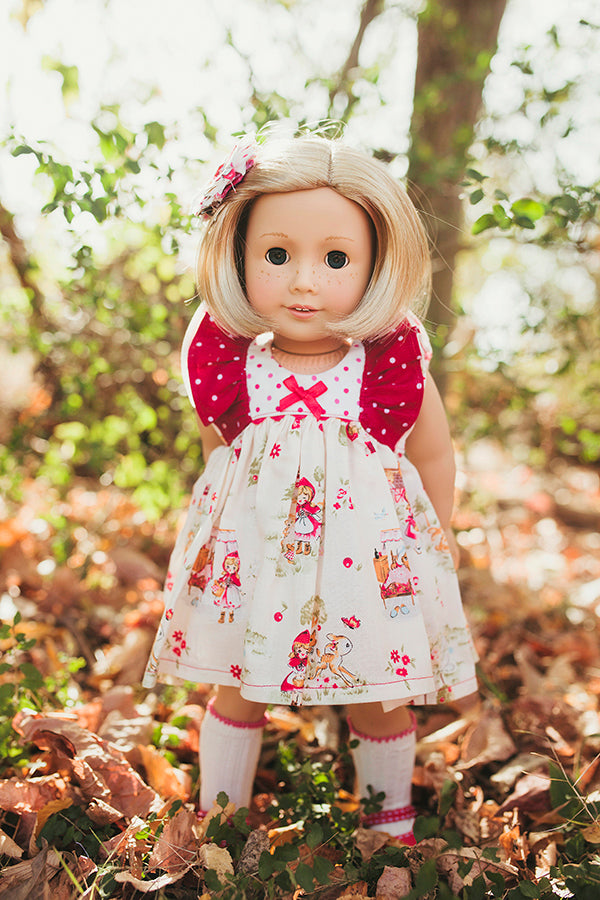 Clara Doll Top, Shorts & Dress