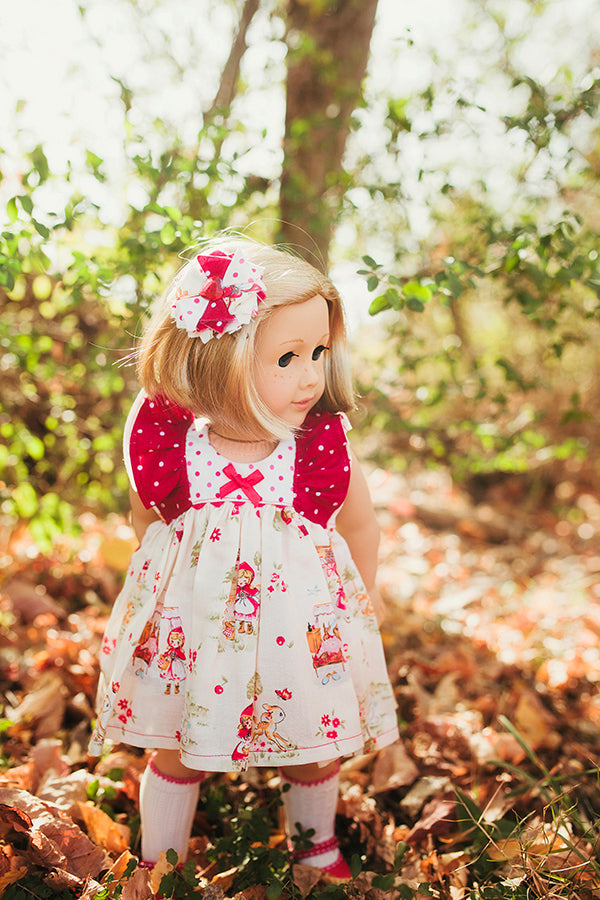 Clara Doll Top, Shorts & Dress