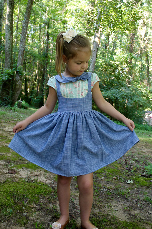 Autumn Girls Pinafore – Violette Field Threads