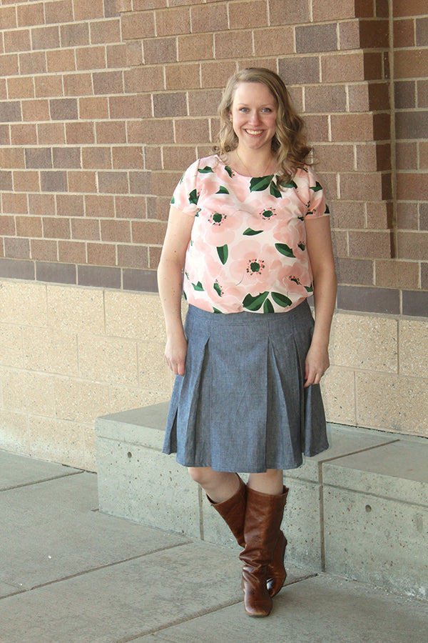 Vivienne Misses Skirt & Blouse Pattern by VFT – Violette