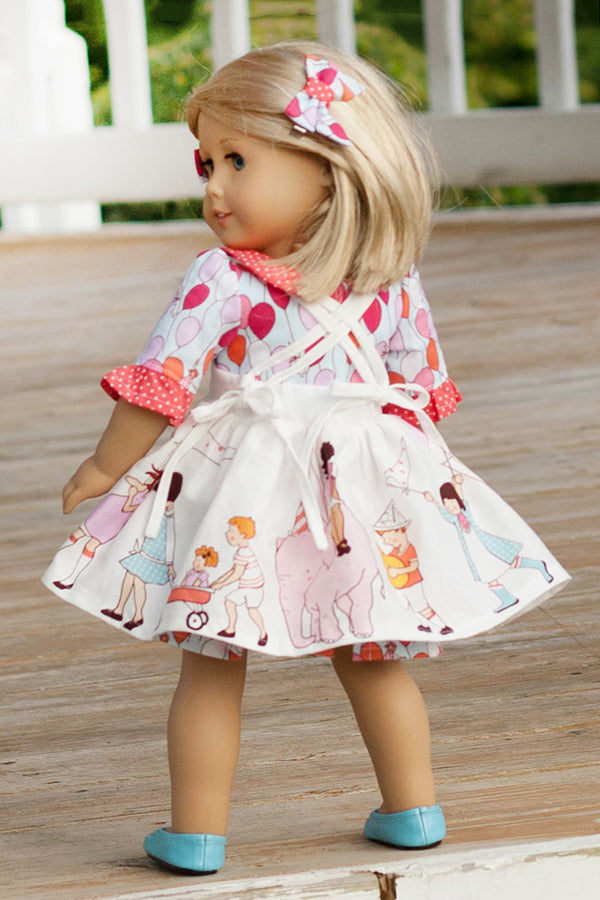 Autumn Doll Pinafore