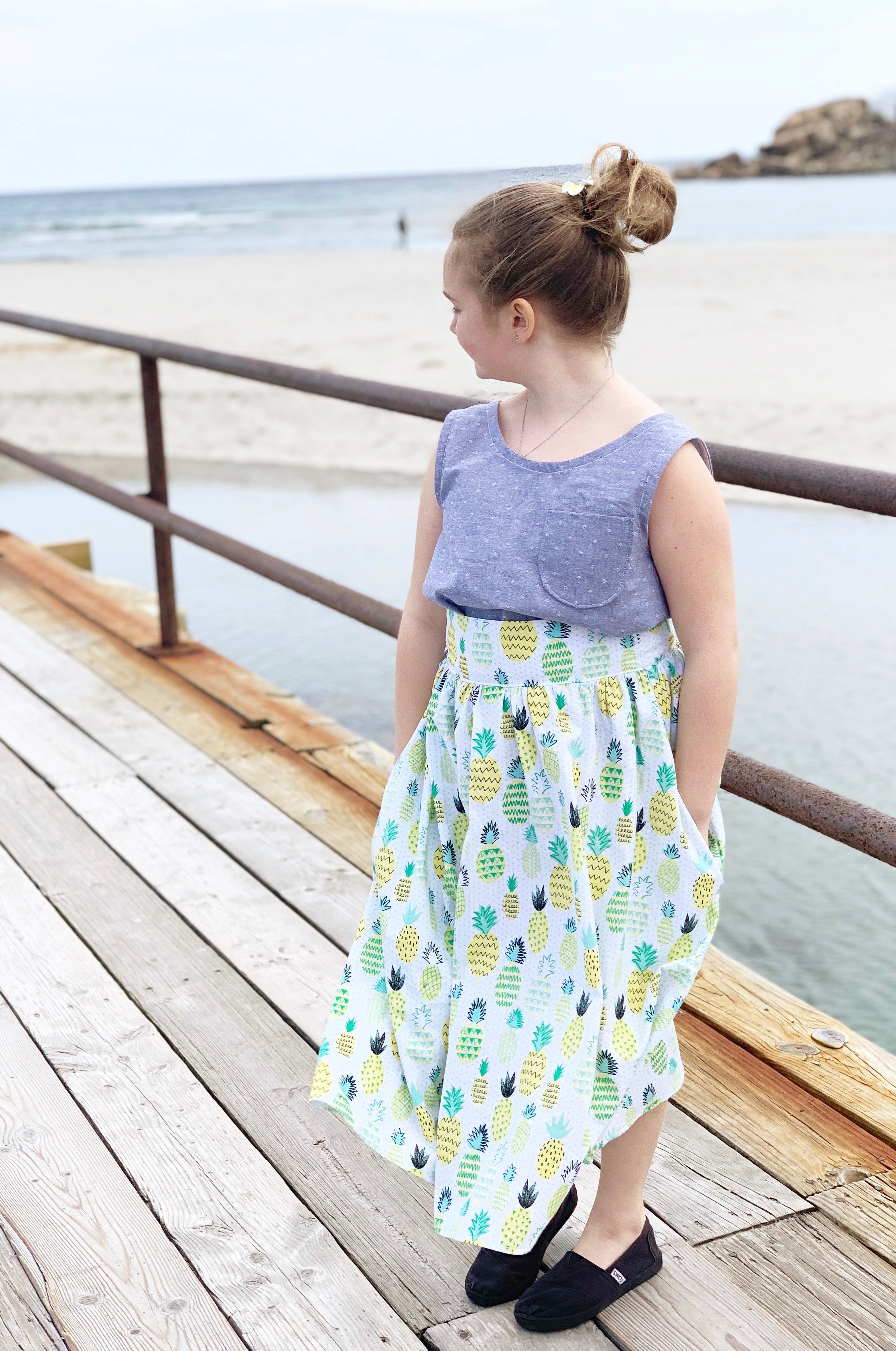 スカート VIOLET COTTON SKIRT Audrina Tween Skirt – Violette Field Threads
