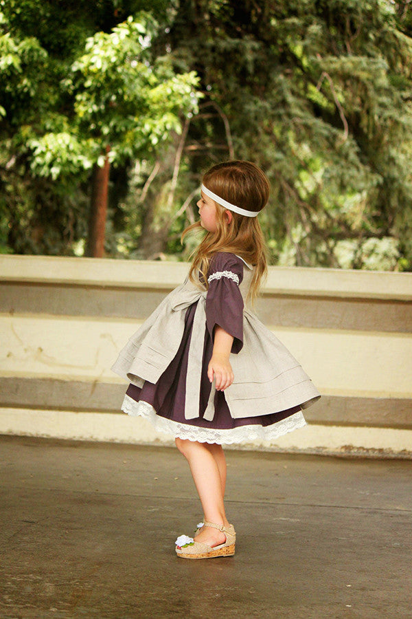 Rosemary Girls Slip & Pinafore – Violette Field Threads