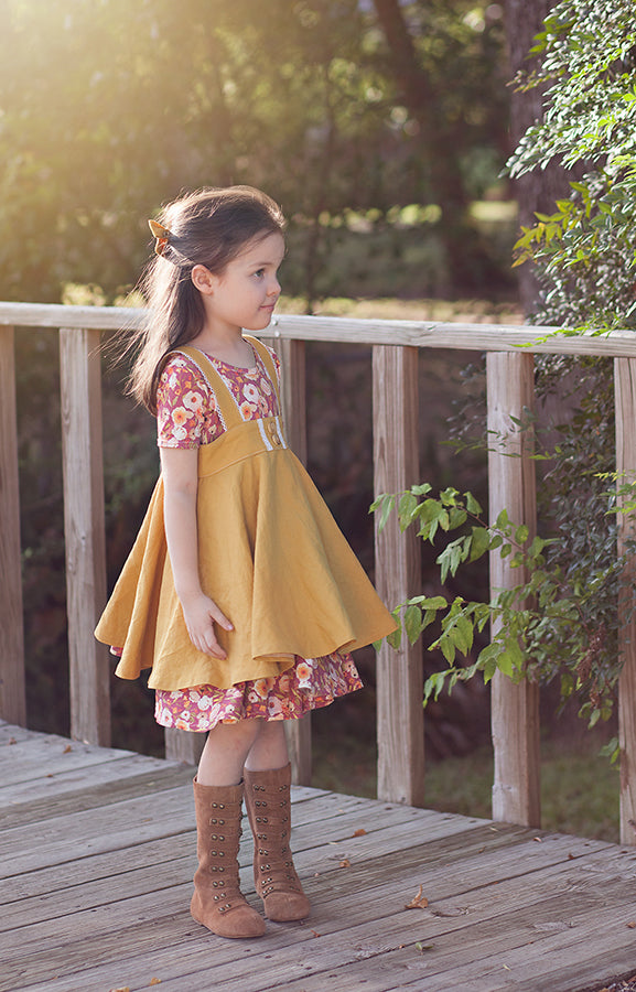 Lulu Girls Pinafore – Violette Field Threads
