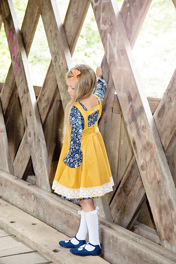 Lulu Girls Pinafore – Violette Field Threads