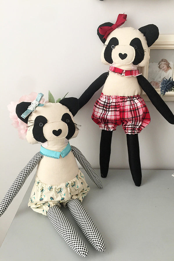 Penny Panda 18" Stuffie Animal Pattern