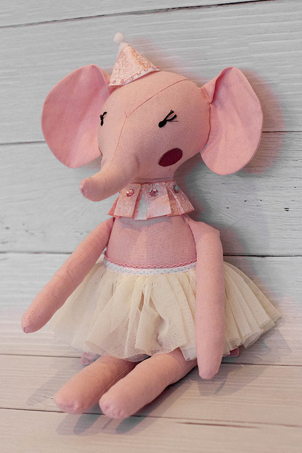 Elle Elephant 18" Stuffie Animal Pattern