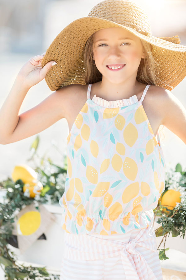 Celeste Tween Top & Shorts