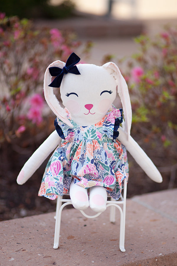 Blushing Bunny 18" Stuffie Animal Pattern