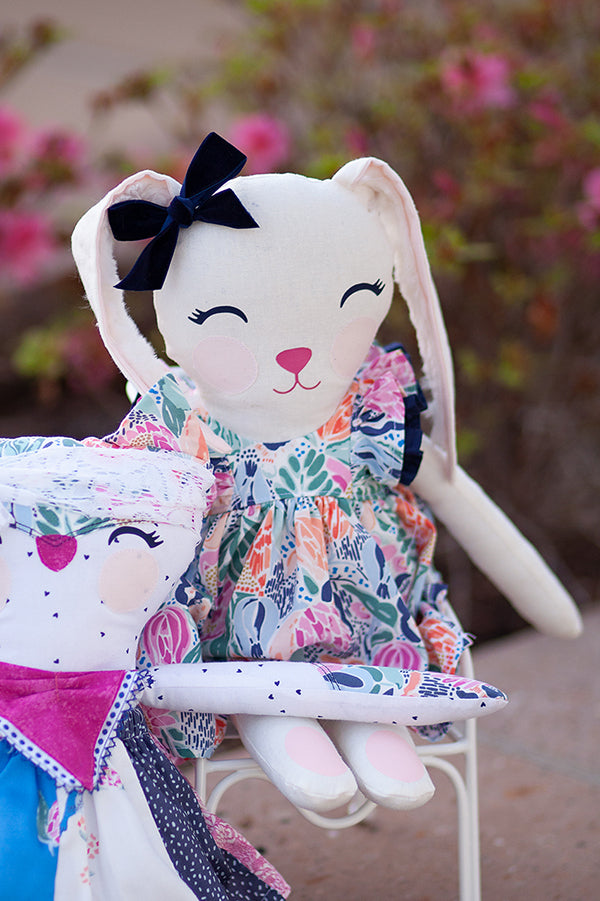 Blushing Bunny 18" Stuffie Animal Pattern