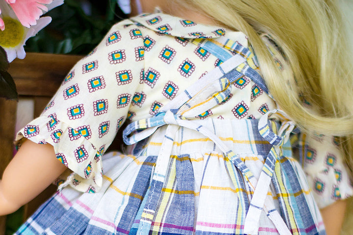 Autumn Doll Pinafore
