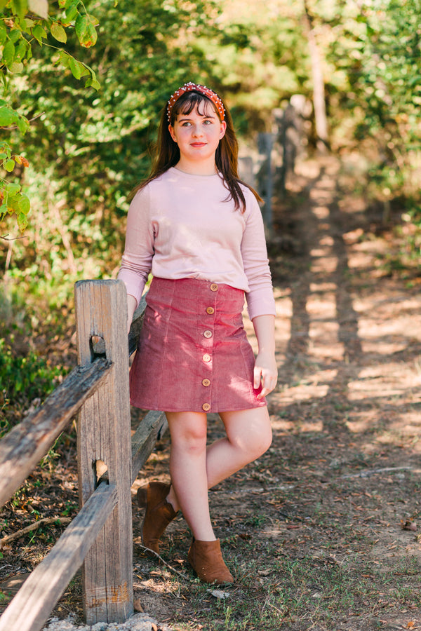 Sage Tween Skirt