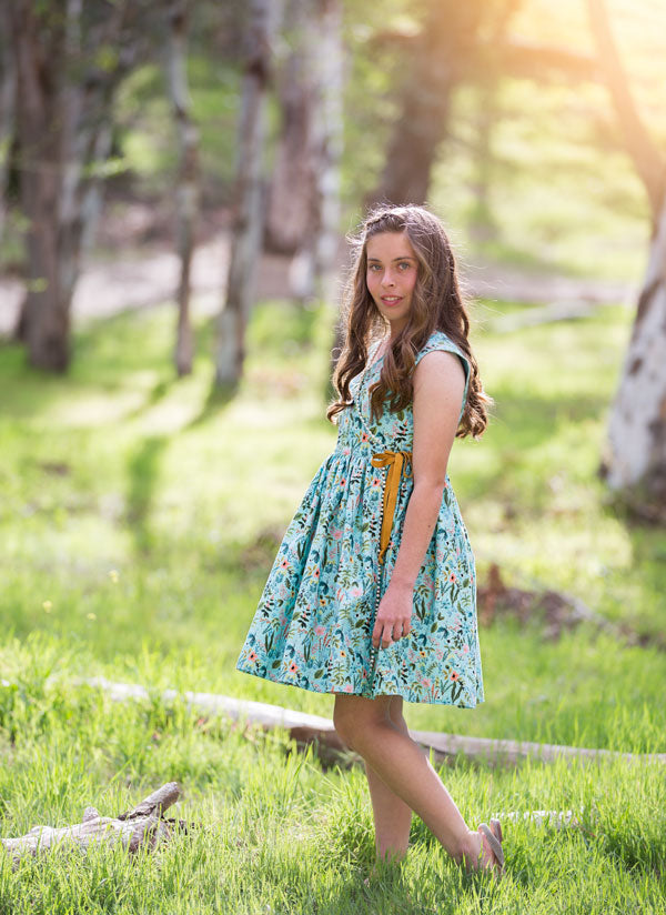 Olive Tween Top & Dress