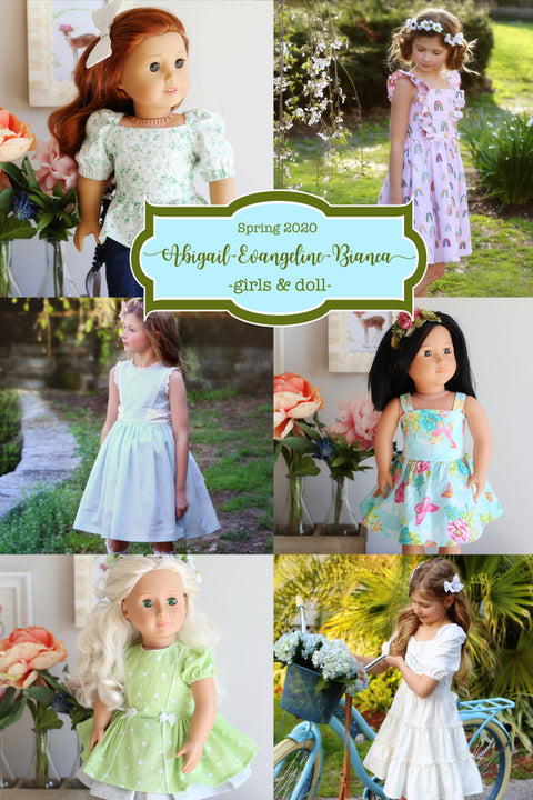 2020 Spring Collection - Girls + Doll Bundle of 6