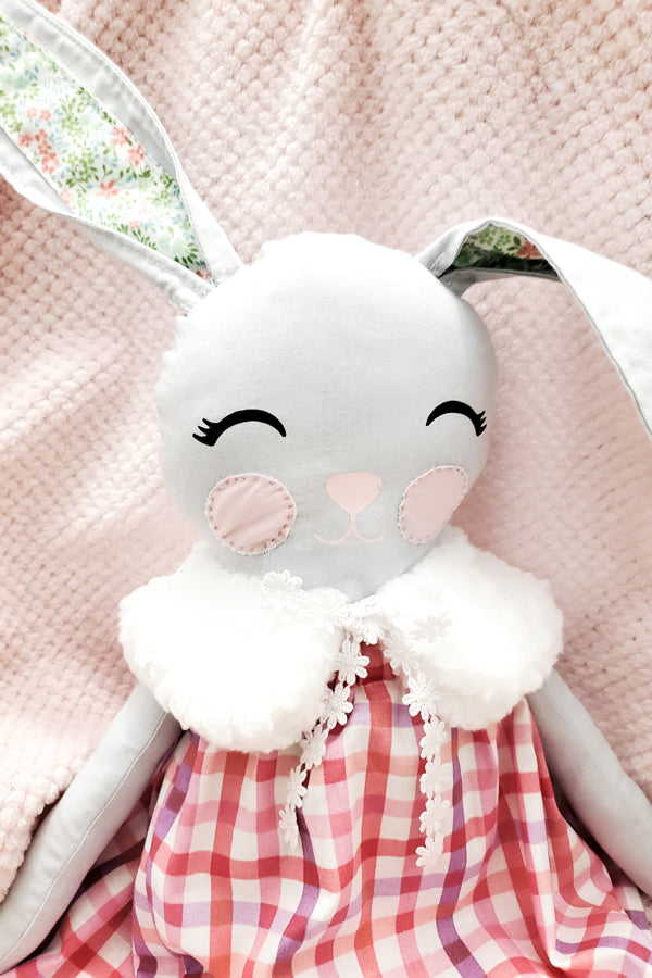 Blushing Bunny 18" Stuffie Animal Pattern