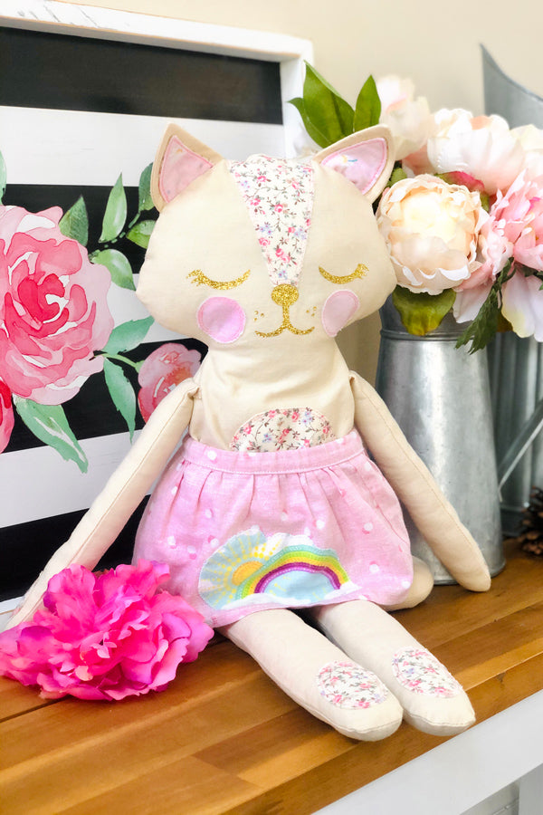 Katie Cat 18" Stuffie Animal Pattern