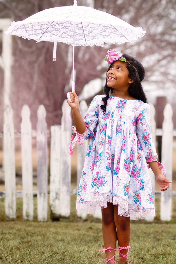 cath dress 70s Catherine Ogust Rainbow | S-M Find your palette at Birdy Grey today Catherine Girls Dress Violette