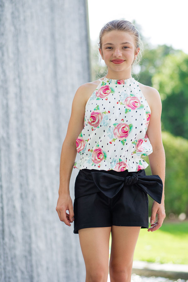 Celeste Tween Top & Shorts