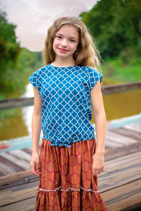 Clover Tween Top & Skirt