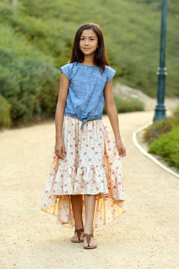 Clover Tween Top & Skirt