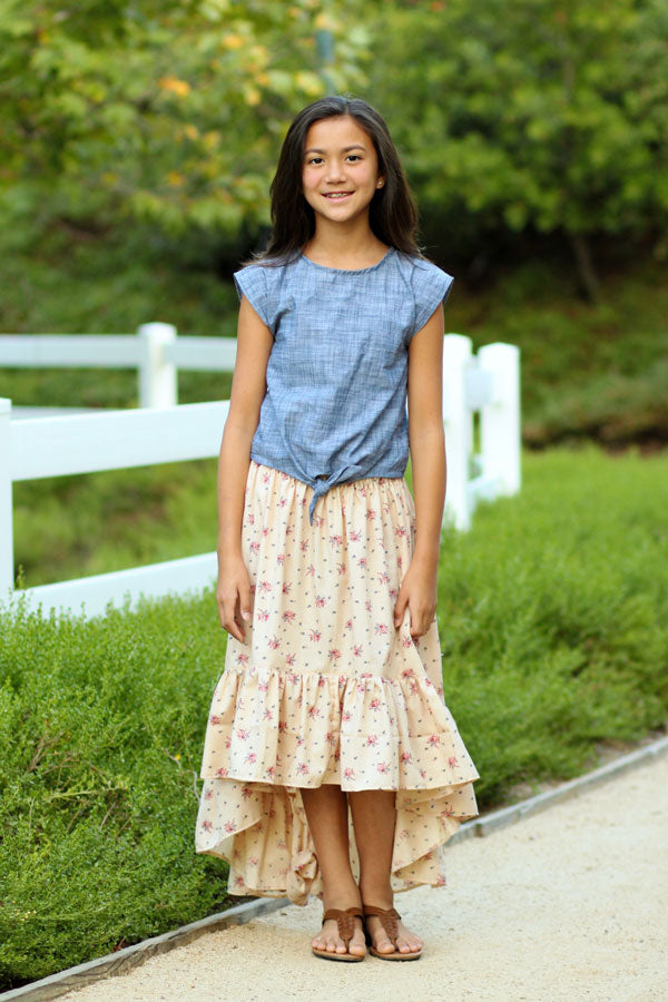 Clover Tween Top & Skirt