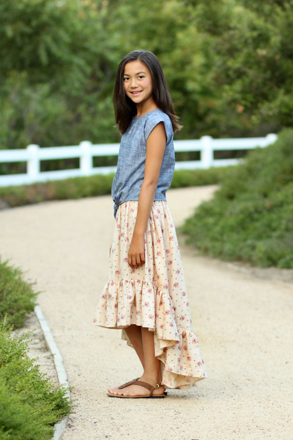 Clover Tween Top & Skirt