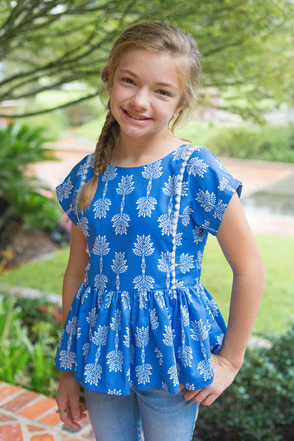 Clover Tween Top & Skirt – Violette Field Threads