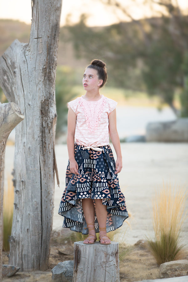 Clover Tween Top & Skirt – Violette Field Threads