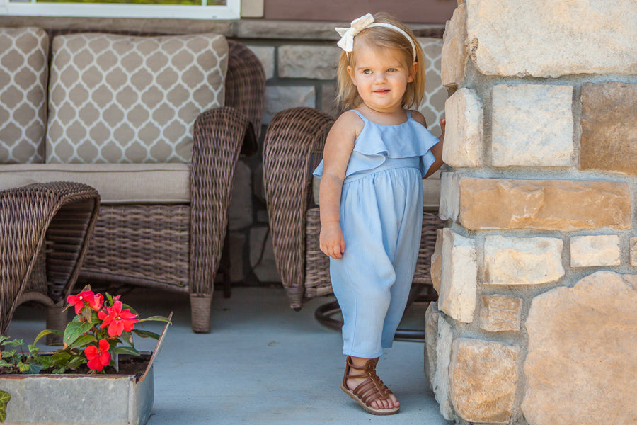 Strawberry romper (Cotton) - Marshmellow