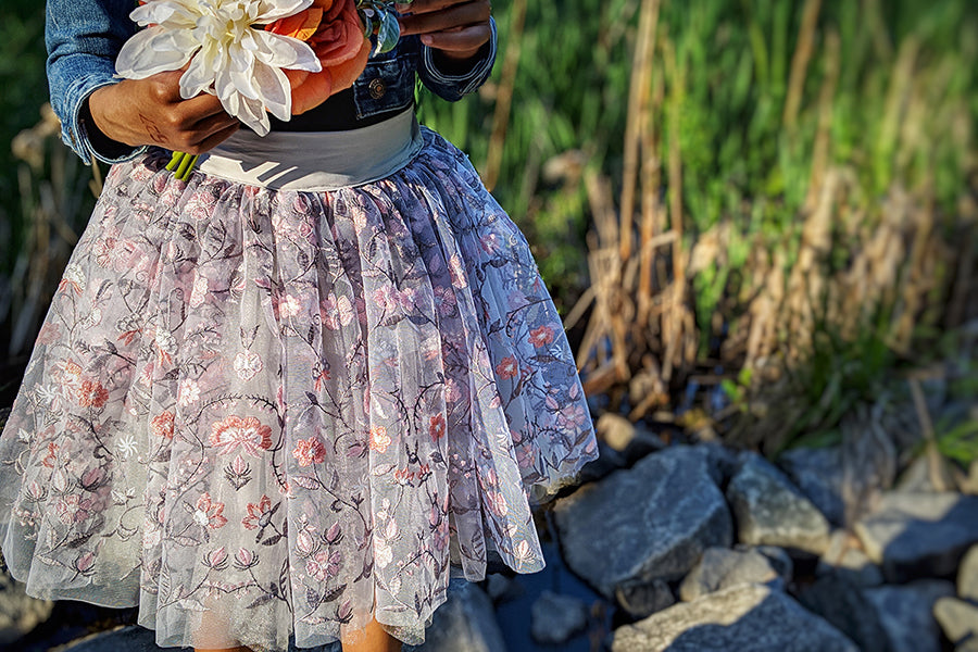 ボトムス Circle Skirt String/Hazy Lilac Brimfield VERNON PURPLE RADZIMIR SKIRT- DOVIMA Paris – Dovima Paris